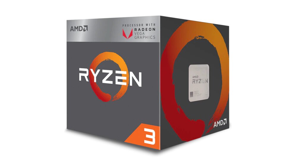 Proces. AMD Ryzen 3 2200G 3.7T/3.5Ghz AM4 C/VIDEO (9110)