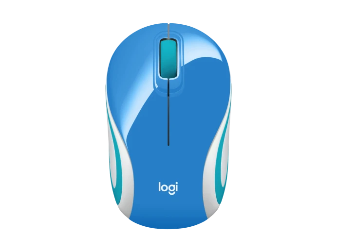 Mouse Logitech Wireless Mini M187 Blue Blister 910-005360