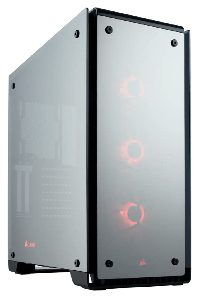 Gabinete Corsair Crystal 570X RGB Mirror Black Mid-Tower S/F (3111)