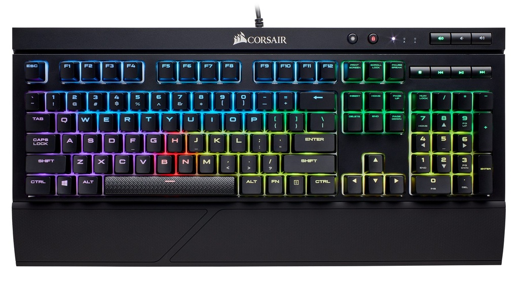 Teclado Corsair K68 RGB Cherry MX Mecanico (0356)