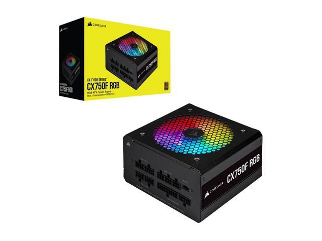 Fuente Corsair CX750F 750W 80 Plus Bronze  Fully Modular RGB Black (7440)