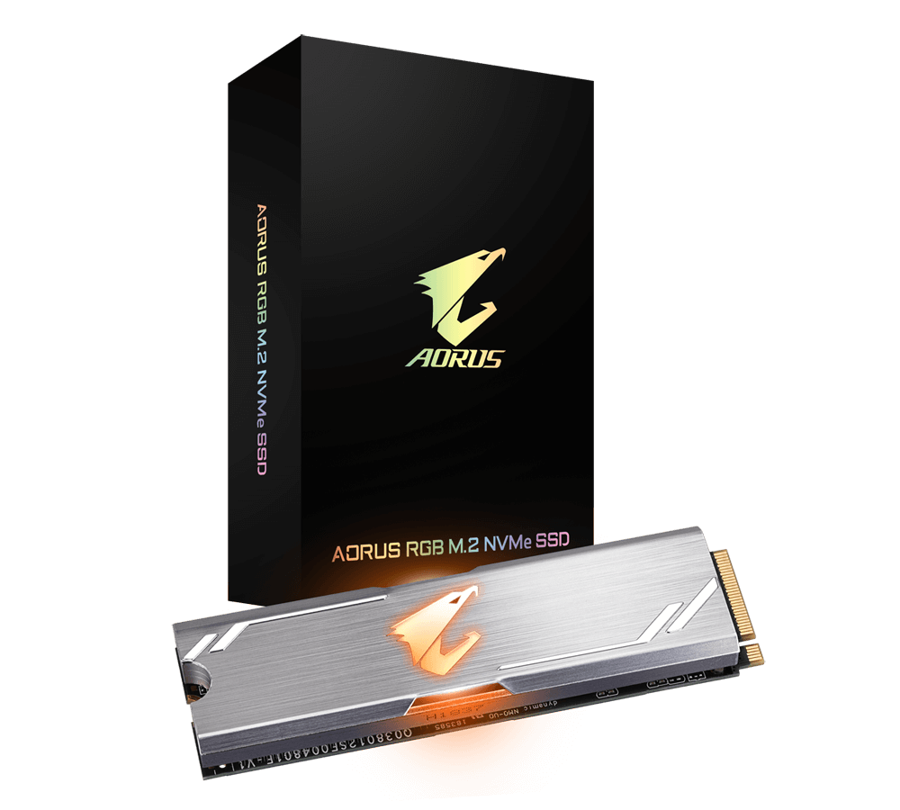 Disco SSD M.2 GIGABYTE 512GB AORUS RGB NVMe 4x (4800)