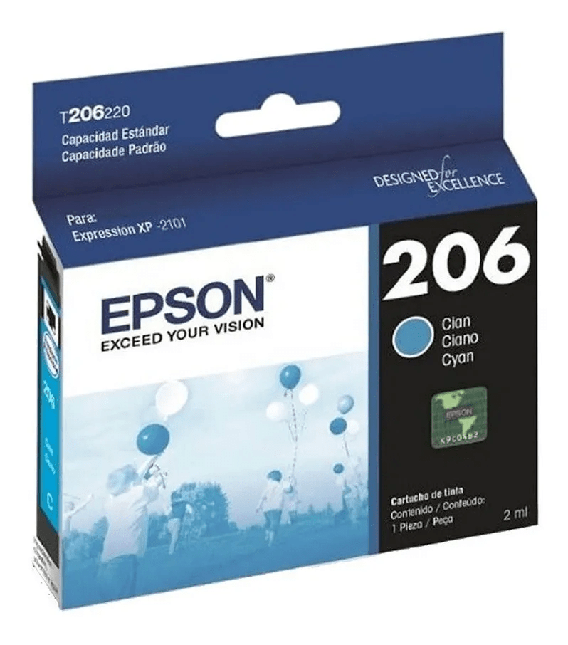 Cartucho Epson T206220 Cyan