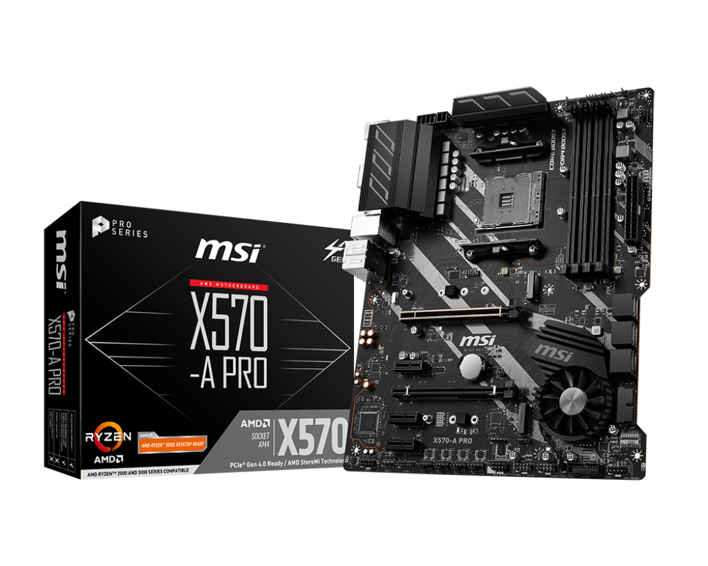 Mother MSI X570-A PRO (Ryzen 2da y 3ra Gen) (2524)