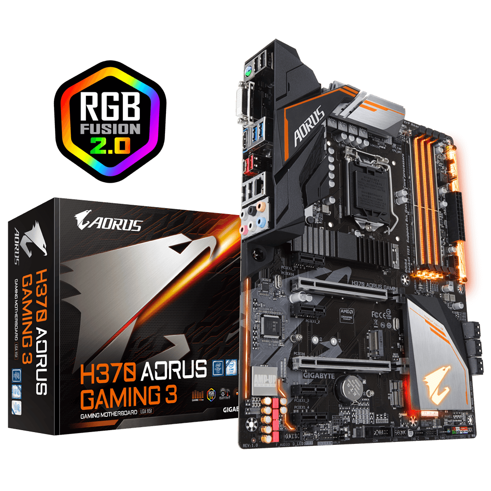 Mother GIGABYTE H370 AORUS GAMING 3 WIFI s1151 (8va y 9na) (2820)