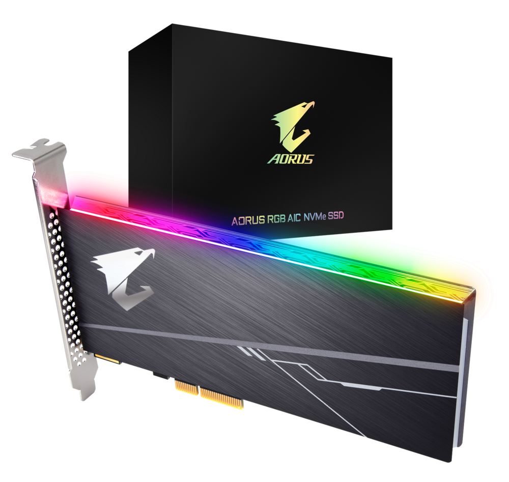 Disco SSD M.2 GIGABYTE 1TB AORUS RGB AIC PCIe NVMe (4947)