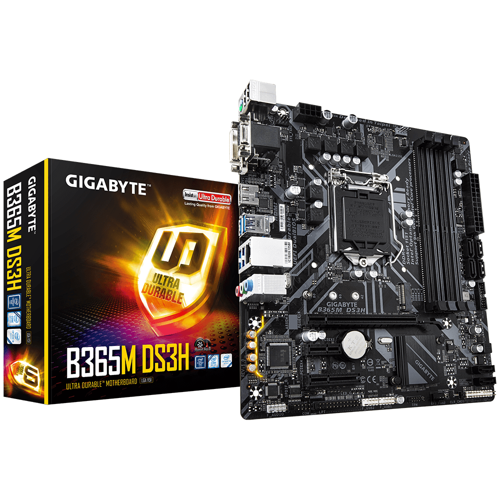 Mother GIGABYTE B365M DS3H S1151 (8va y 9na Gen) (5579)