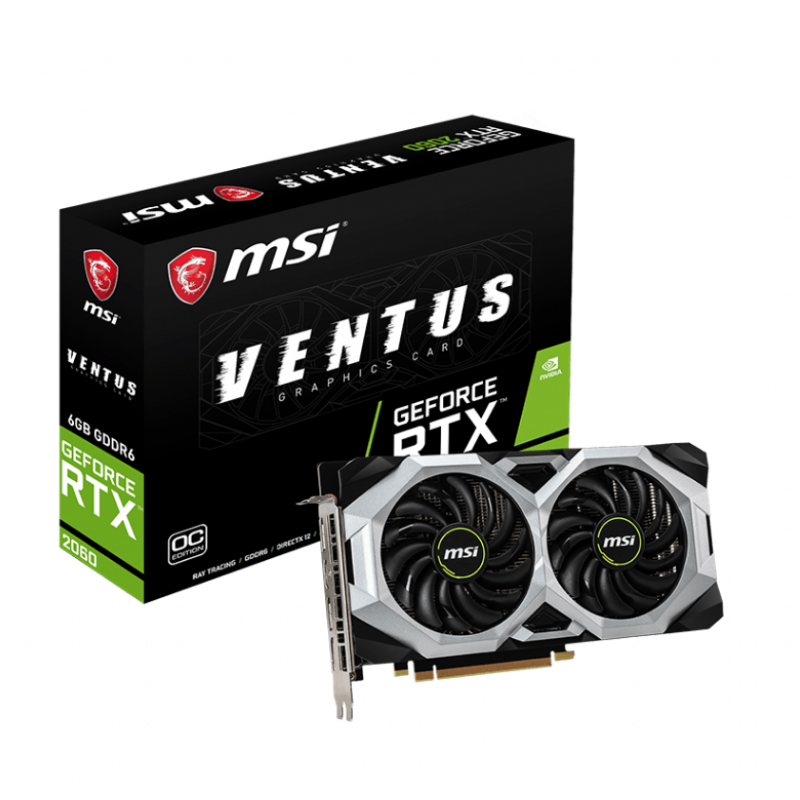 VGA MSI GeForce RTX 2060 VENTUS GP OC 6GB(8731)