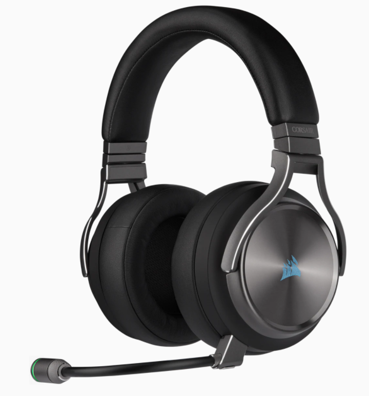 Auricular Corsair Virtuoso Wireless SE RGB HiFi Gaming Gun Metal