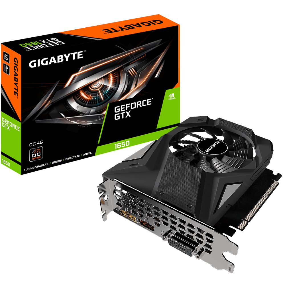 Placa de Video Gigabyte GeForce GTX 1650 GDDR6 4G OC