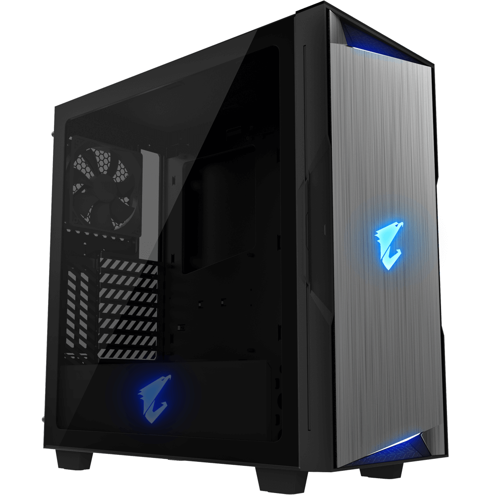 Gabinete Gigabyte AC300G AORUS Mid-Tower TG ATX Black (1223)