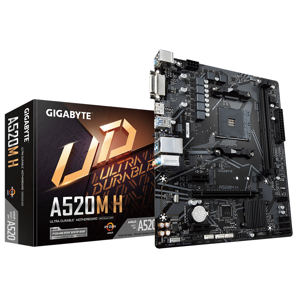Mother GIGABYTE A520M H DDR4 AM4