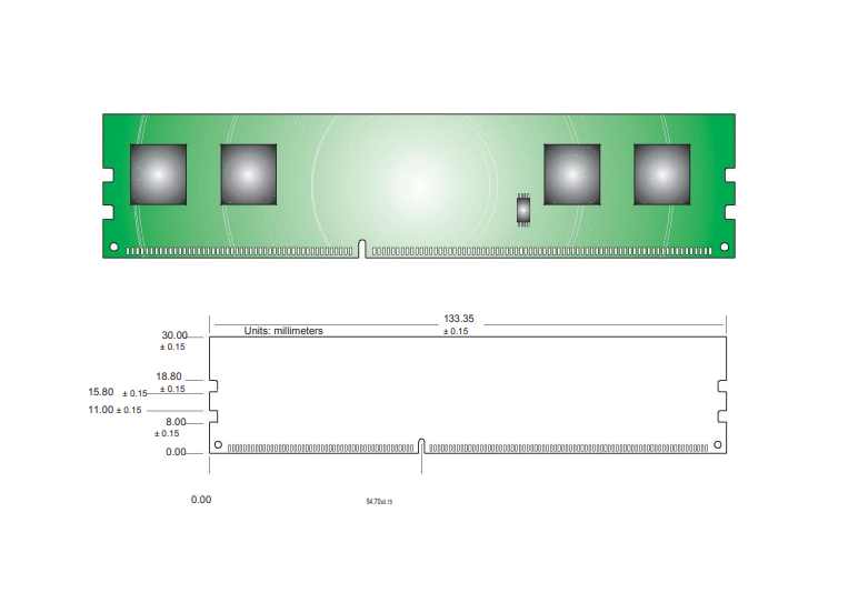Memoria DDR3 HYNIX 2GB 1600MHz