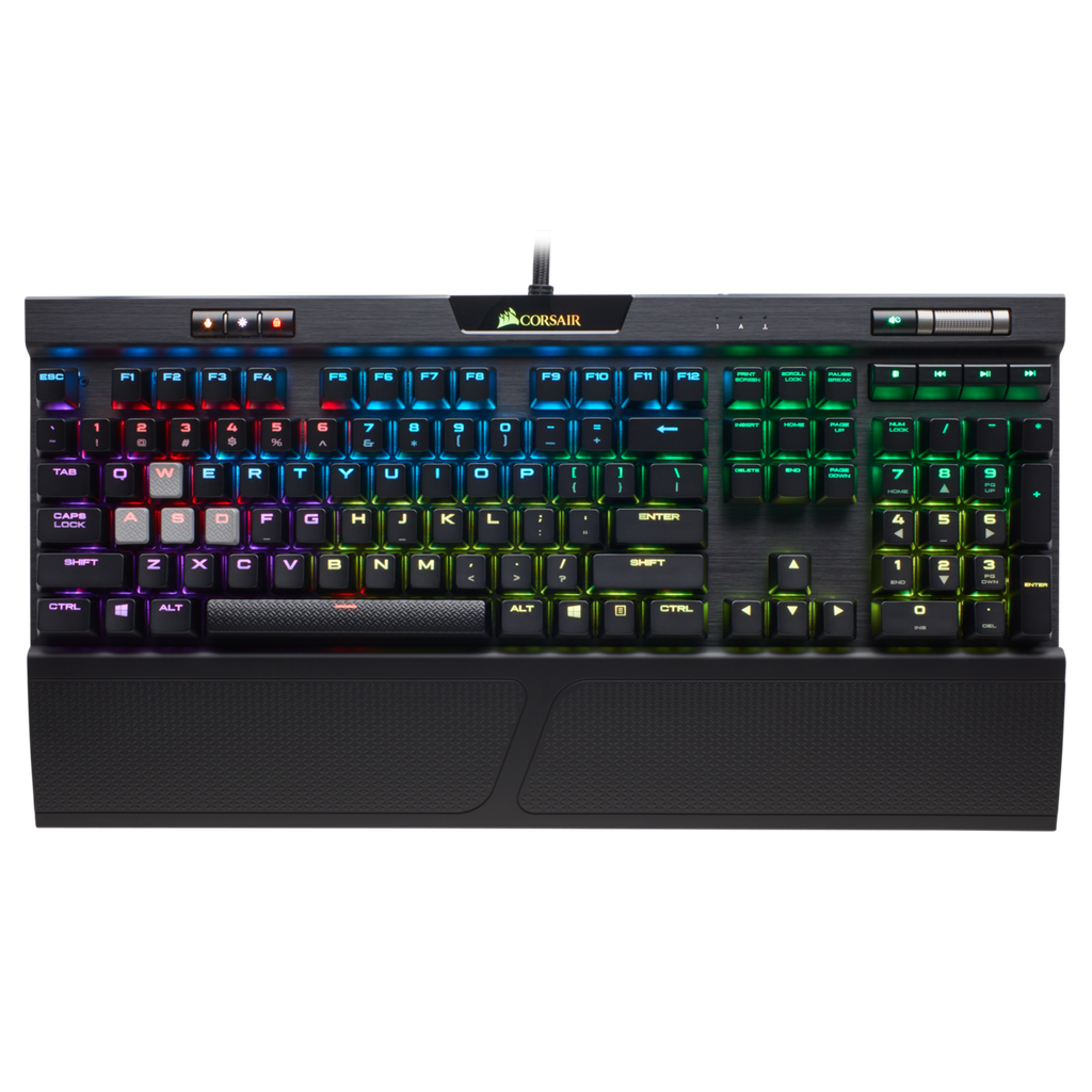 Teclado Corsair K70 RGB MK.2 Mecanico Rapidfire Cherry MX Speed (1865)