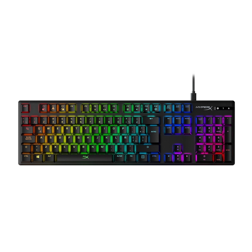 Teclado HyperX Alloy Origins RGB Mechanical Gaming Blue Switch (1762)