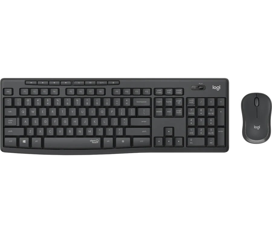 Teclado y Mouse Logitech Wir MK295 Silent Blk 920-009792