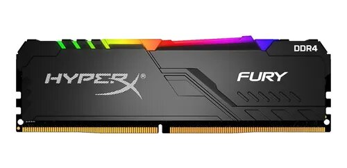 Memoria DDR4 8Gb 3000 Kingston HyperX Fury RGB (6501)