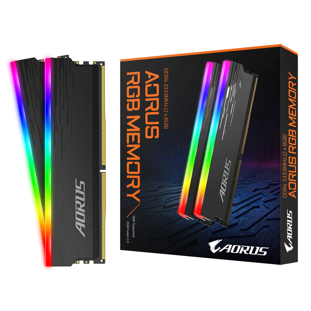 Memoria DDR4 Gigabyte 16Gb (2x8Gb) 3733 MHz Aorus RGB (4960)