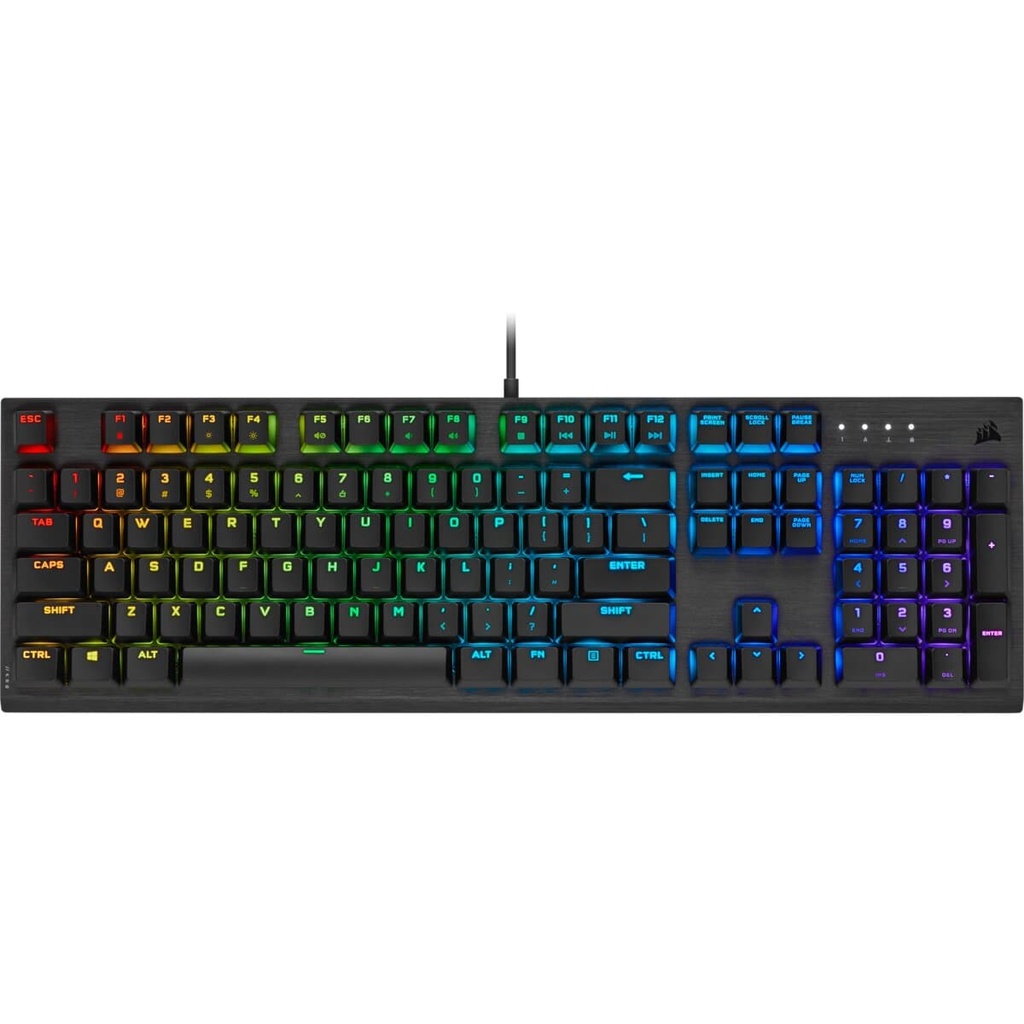 Teclado Corsair K60 RGB PRO Low Profile Mecanico Cherry MX Speed (9313)