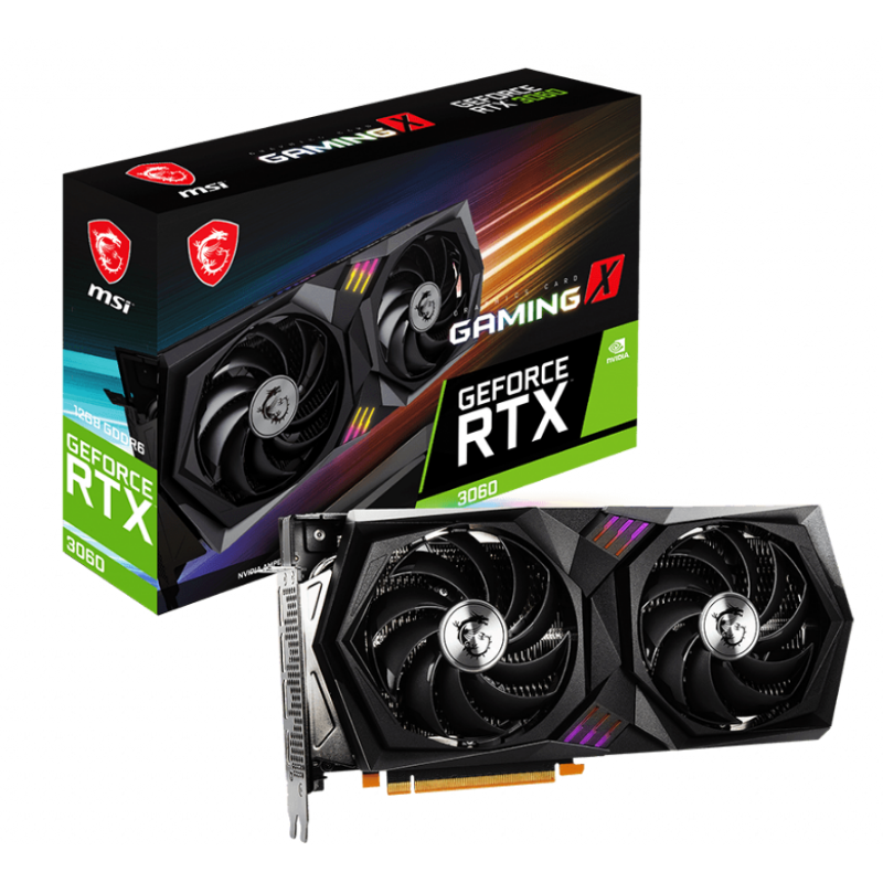 VGA MSI GeForce RTX 3060 GAMING X 12G (6327)