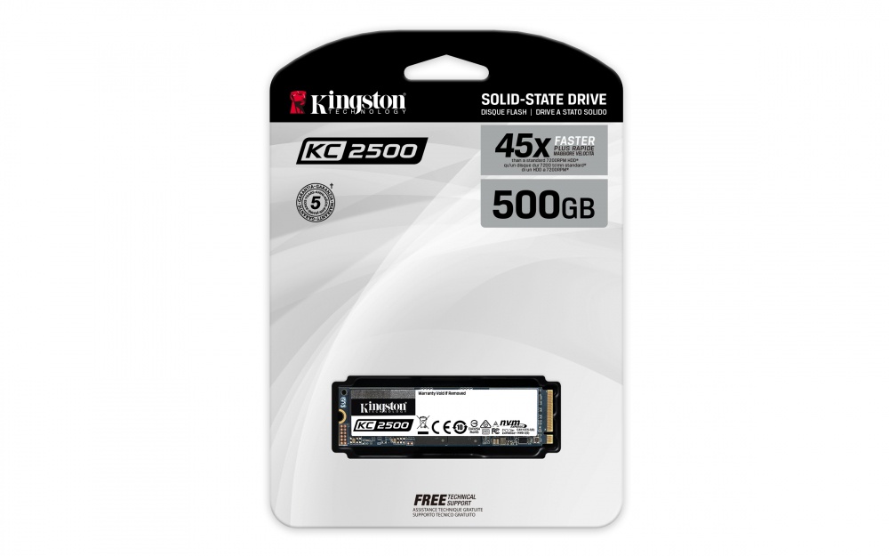 Disco SSD KINGSTON KC2500 500GB M.2 NVMe PCIe (7160)