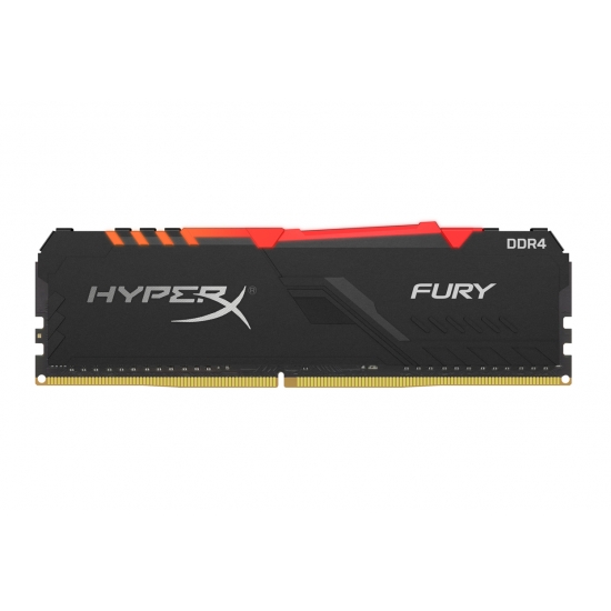 Memoria DDR4 16Gb 2666 Kingston HyperX Fury RGB  Black (3703)
