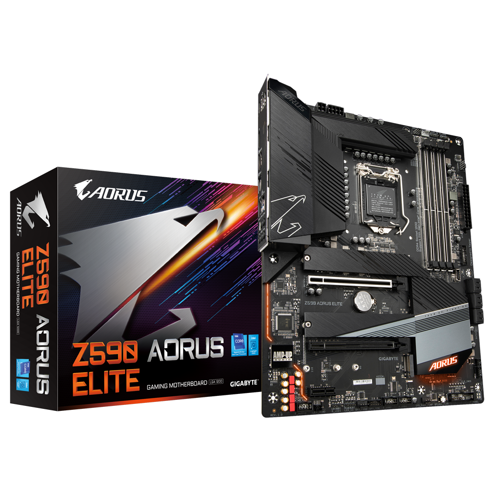 Mother GIGABYTE Z590 AORUS ELITE s1200 DDR4 (11va gen) (5325)