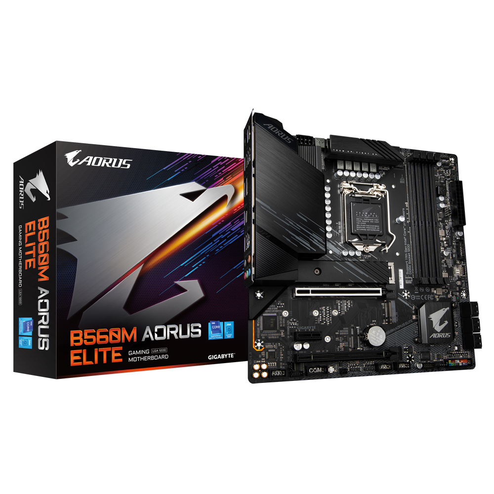Mother GIGABYTE B560M AORUS ELITE s1200 DDR4 (11va gen) (7411)