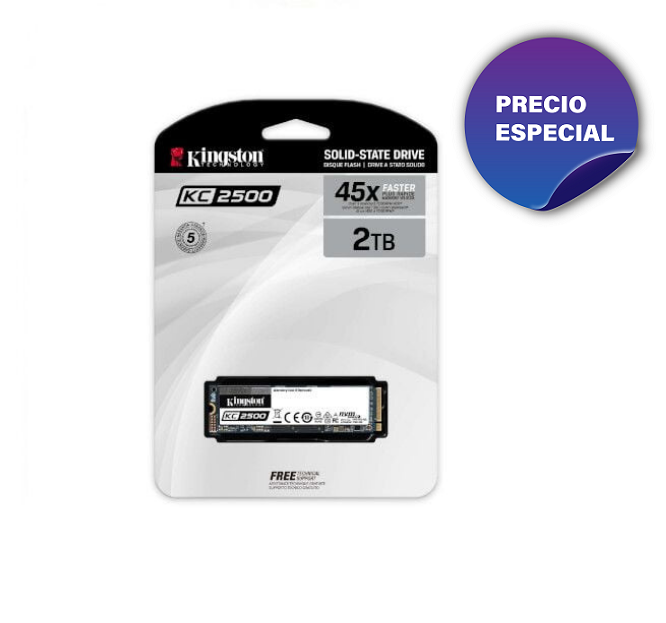 Disco SSD KINGSTON KC2500 2000GB M.2 NVMe PCIe (7207)