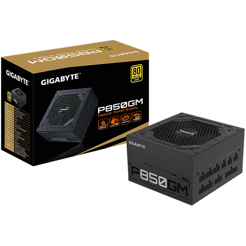 Fuente Gigabyte 850W 80 plus Gold Modular (1940)