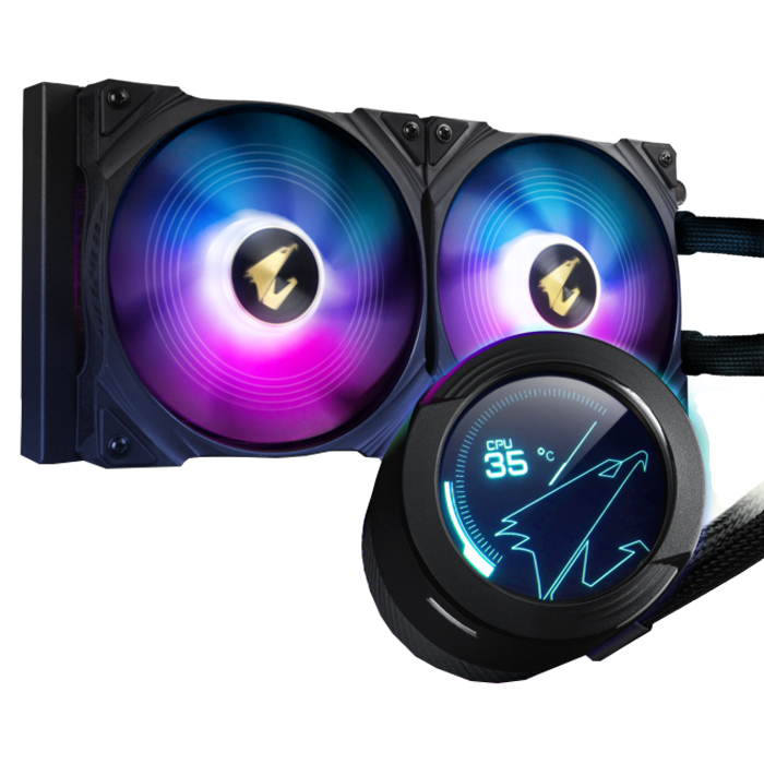Water Cooling Gigabyte Aorus Waterforce X 280 ARGB  Liquid + Display (2138)