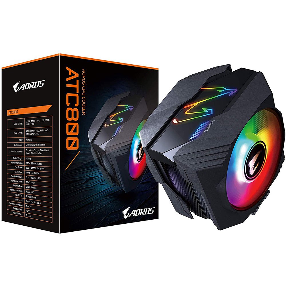 CPU Cooler Gigabyte ATC800 AORUS RGB Intel / AMD socket (1278)