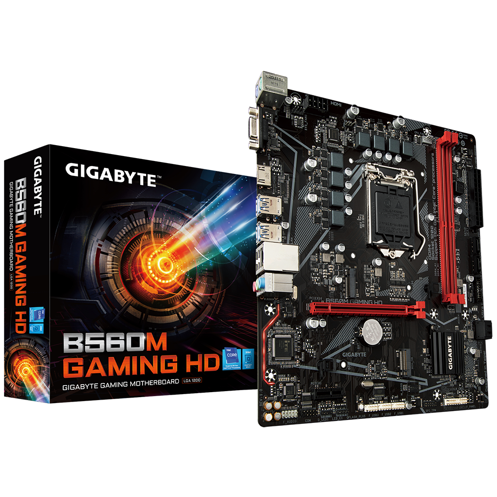 Mother GIGABYTE B560M GAMING HD 1.0 s1200 DDR4  (11va gen) (8630)