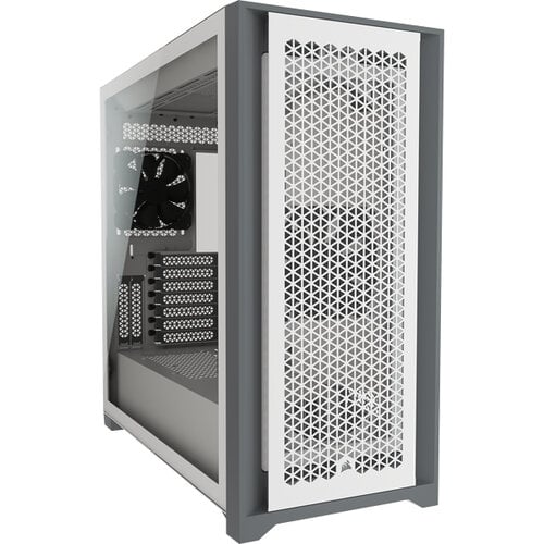 Gabinete Corsair 5000D Airflow TG Mid-Tower ATX White