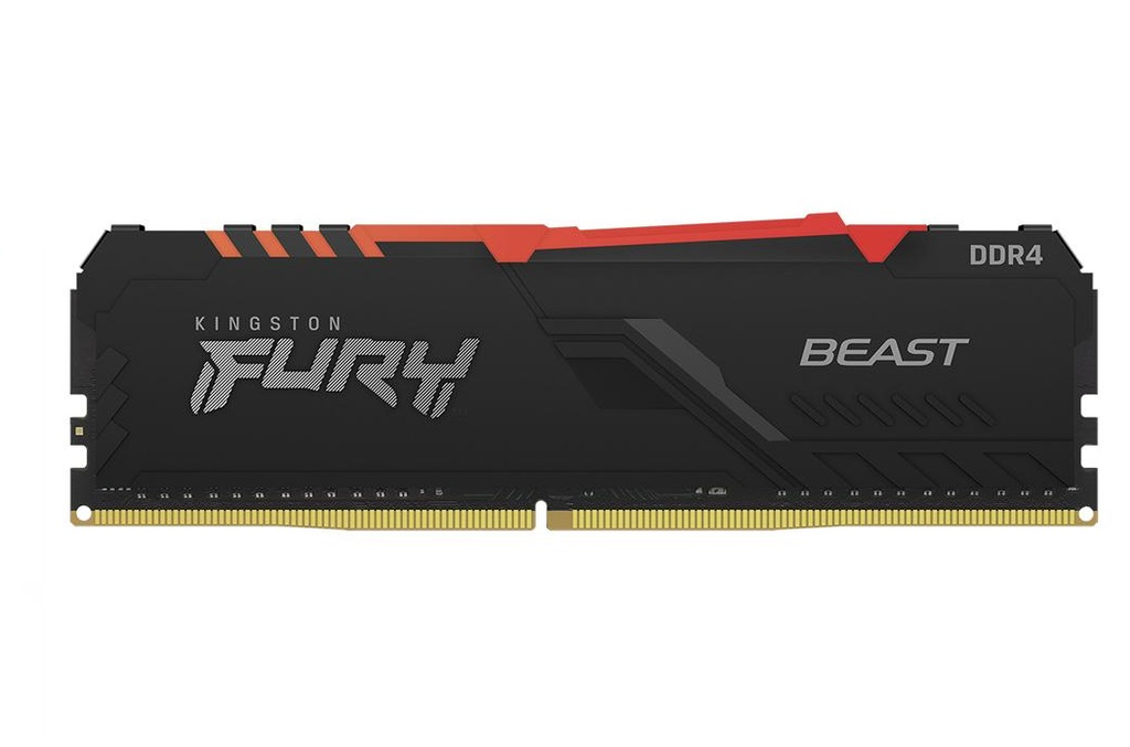 Memoria DDR4 Kingston 8Gb 3200 MHz FURY BEAST RGB
