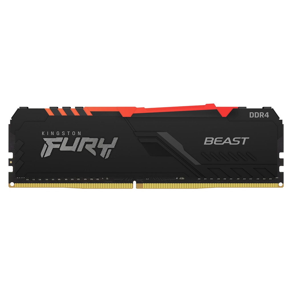 Memoria DDR4 Kingston 16Gb 2666 MHz FURY BEAST RGB (9606)