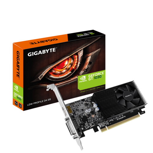 Placa de Video Gigabyte GeForce GT 1030 GDDR4 2G LP