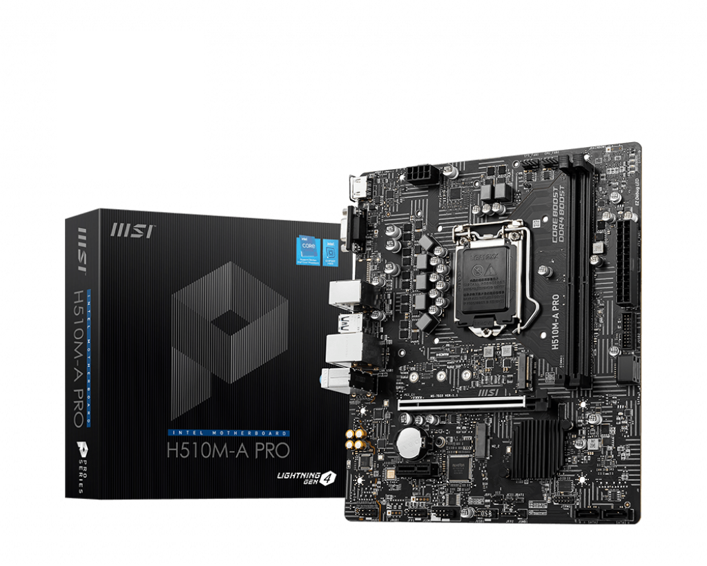 Mother MSI H510M-A PRO s1200 DDR4 (11va Gen) (2905)