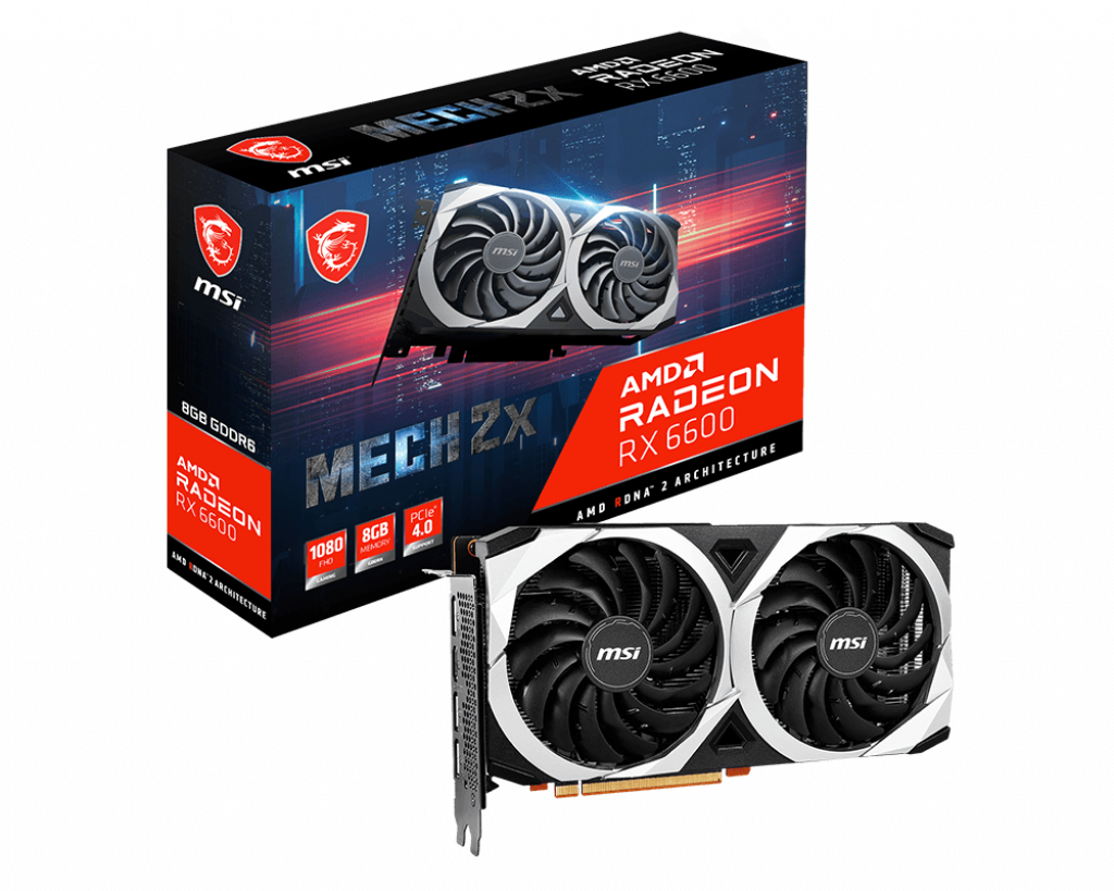 VGA MSI Radeon RX 6600 MECH 2X 8G (2938)