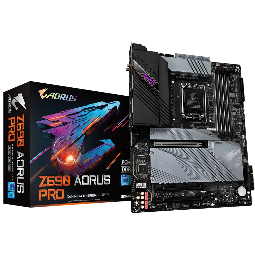 Mother GIGABYTE Z690 AORUS PRO DDR5 1.0 s1700 (12va Gen) (7564)