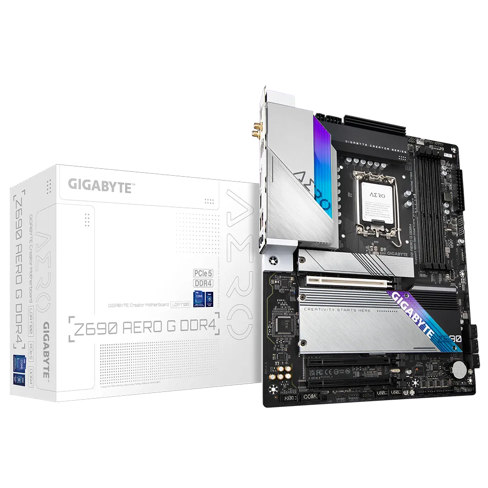 Mother GIGABYTE Z690 AERO G DDR4 1.0 s1700 (12va Gen) (7892)