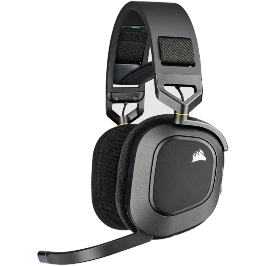 Auricular Corsair HS80 RGB Wireless Spatial Audio Carbon