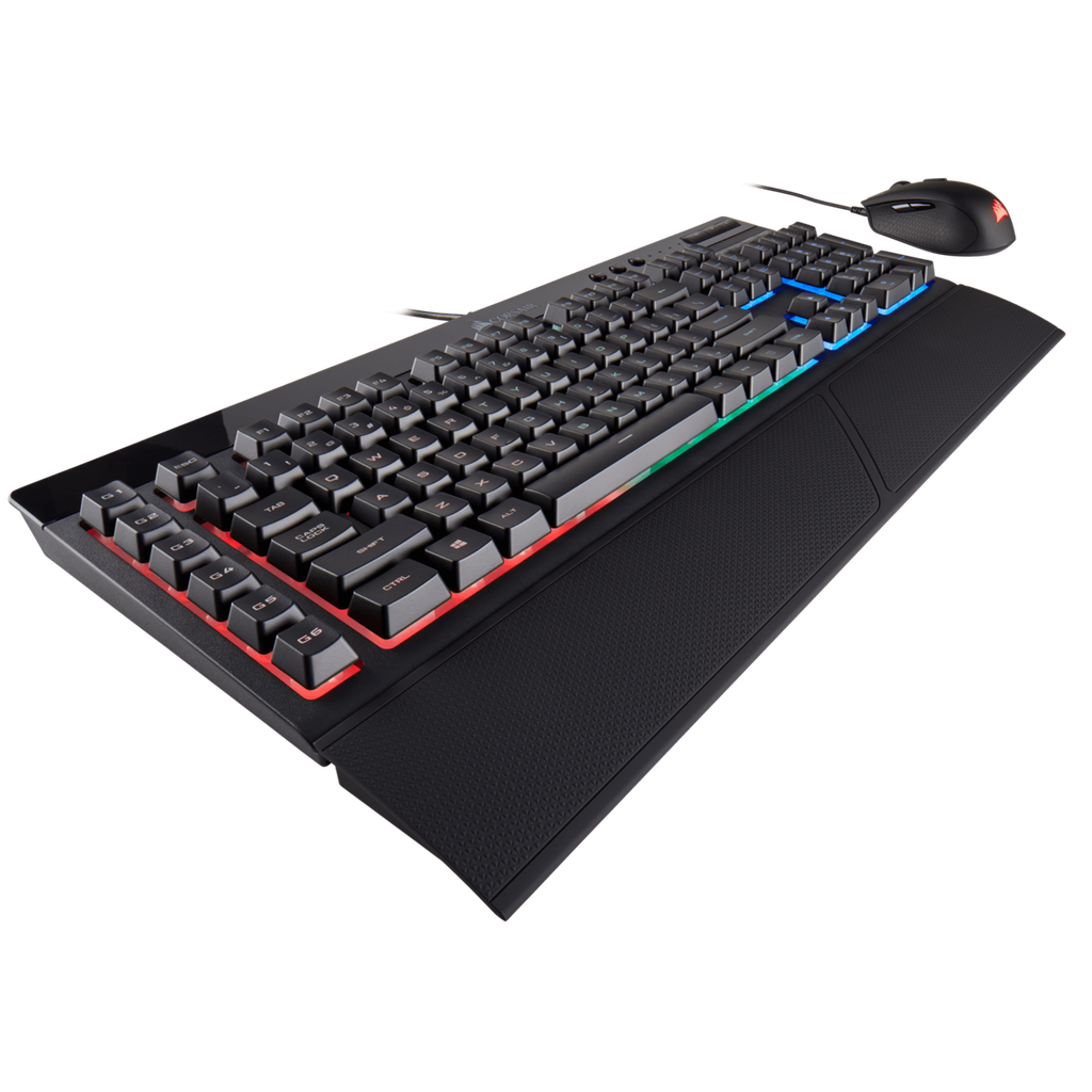 Teclado+Mouse+Auricular+Pad K55 PRO RGB + HARPOON RGB + HS50 PRO + MM100 (8925)