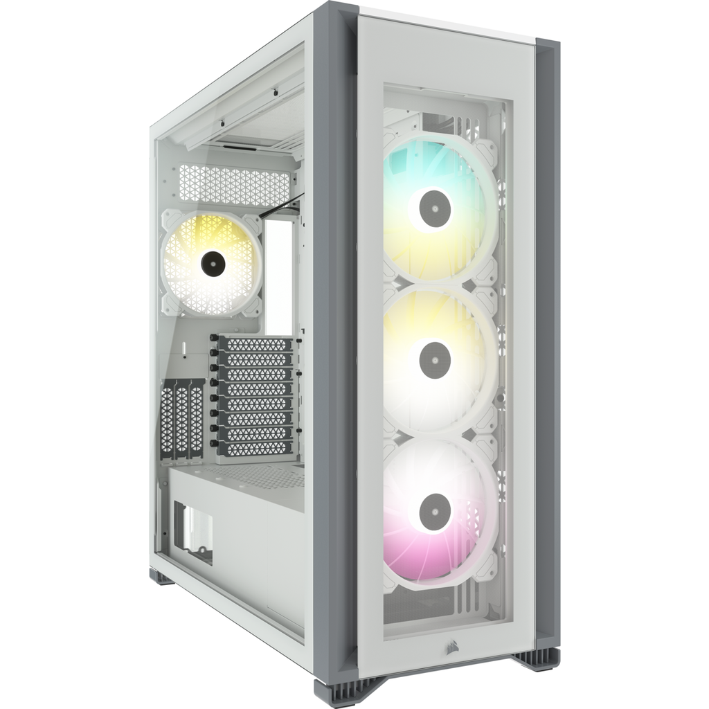 Gabinete Corsair iCUE 7000X RGB TG Full-Tower ATX White