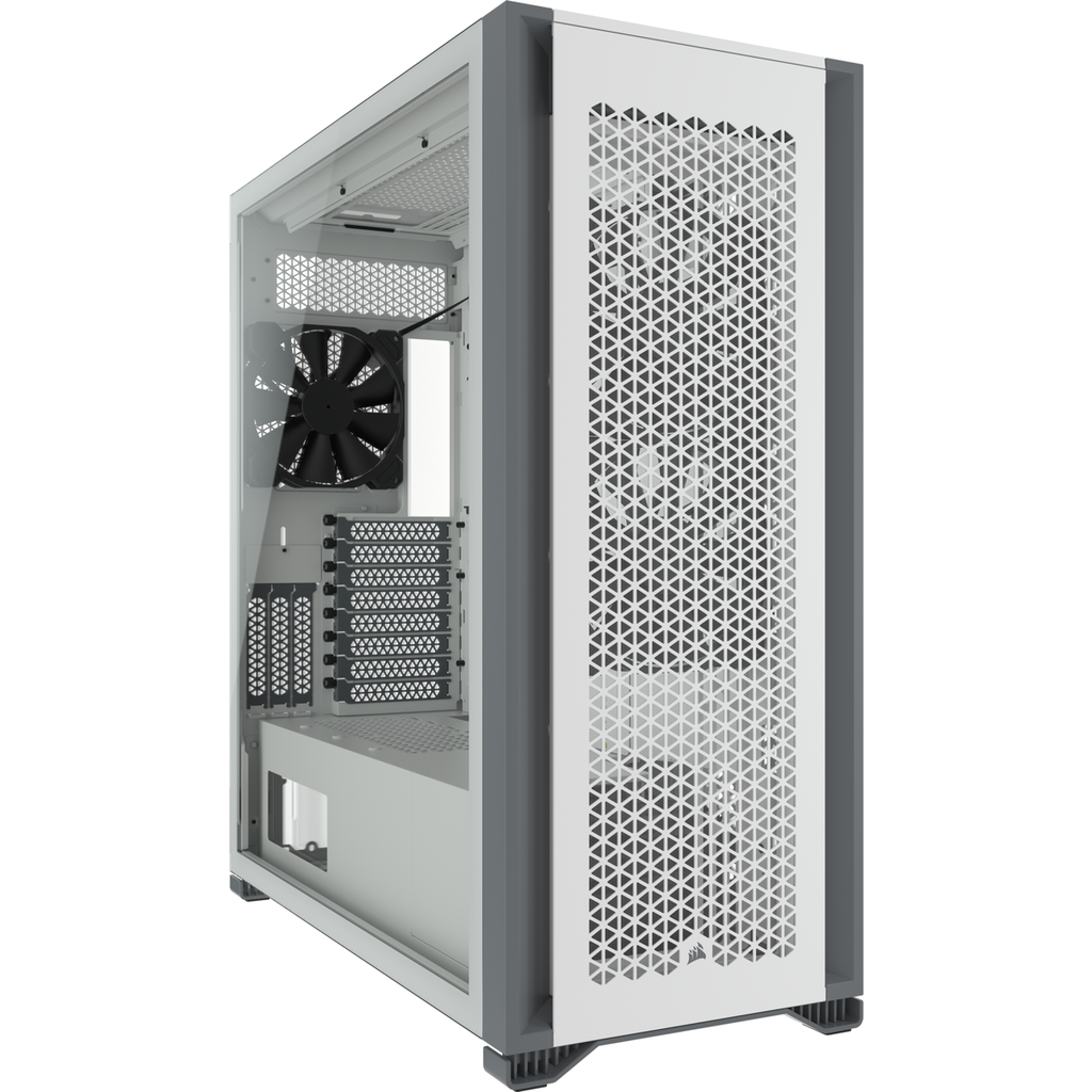 Gabinete Corsair 7000D Airflow TG Full-Tower ATX White (6441)