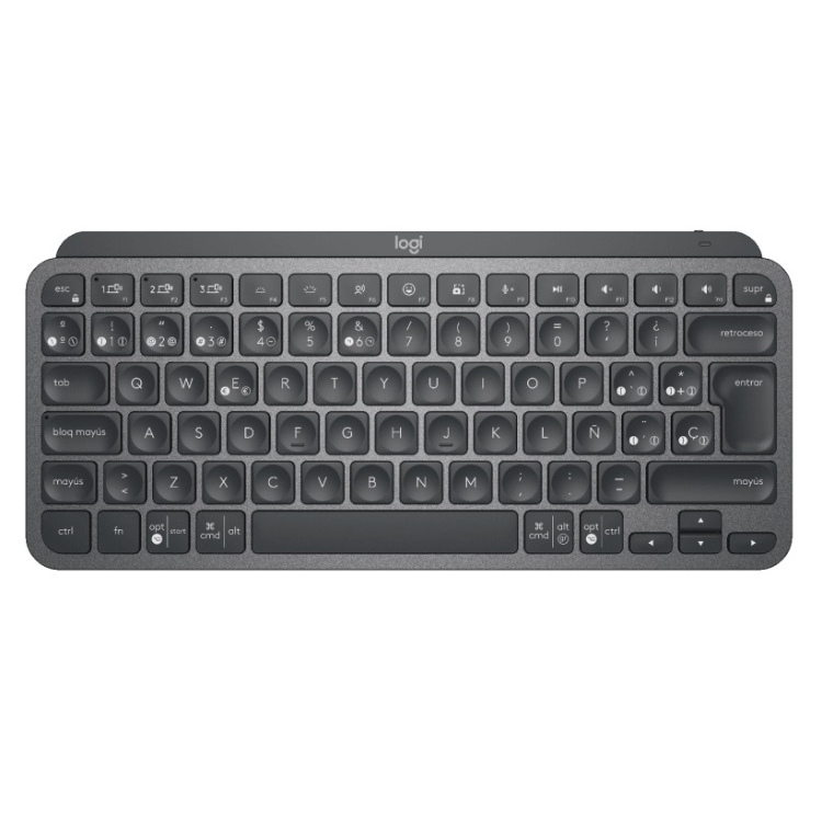 Teclado Logitech Wireless MX Keys Mini Black Retroilum 920-010476