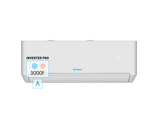 Aire Acondicionado CANDY CY3400FC-INVPRO frio/calor 3400 WATTS INVERTER PRO (7780)