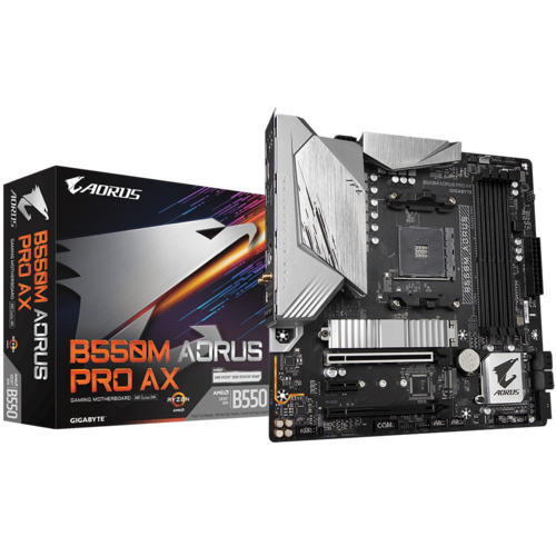 Mother GIGABYTE B550M AORUS PRO AX sAM4 DDR4 (2385)
