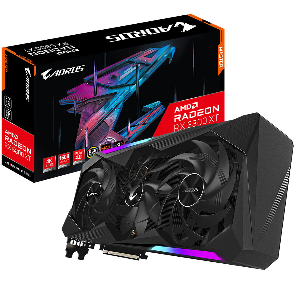 VGA Gigabyte Radeon RX 6800 XT AORUS MASTER 16G 1.0 (7981)