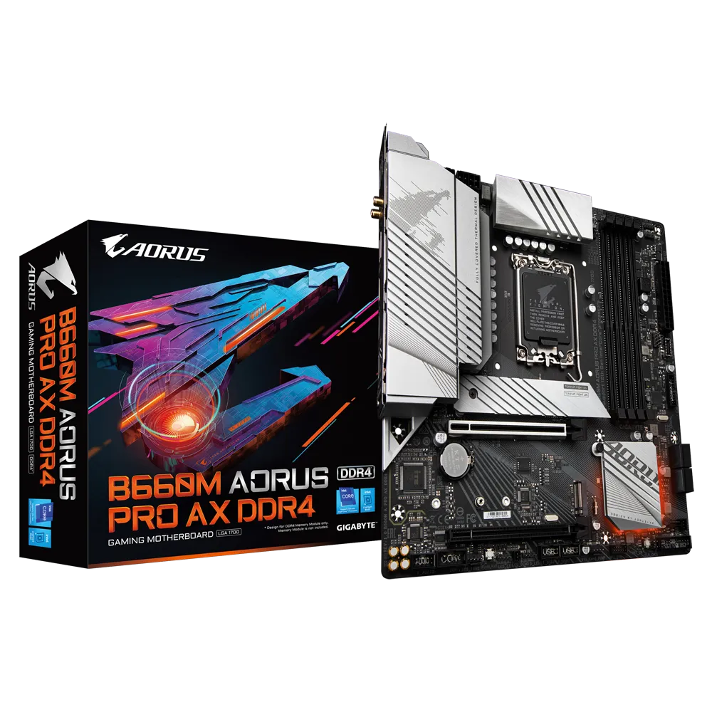 Mother GIGABYTE B660M A PRO AX DDR4 s1700 (12va Gen)(9964)